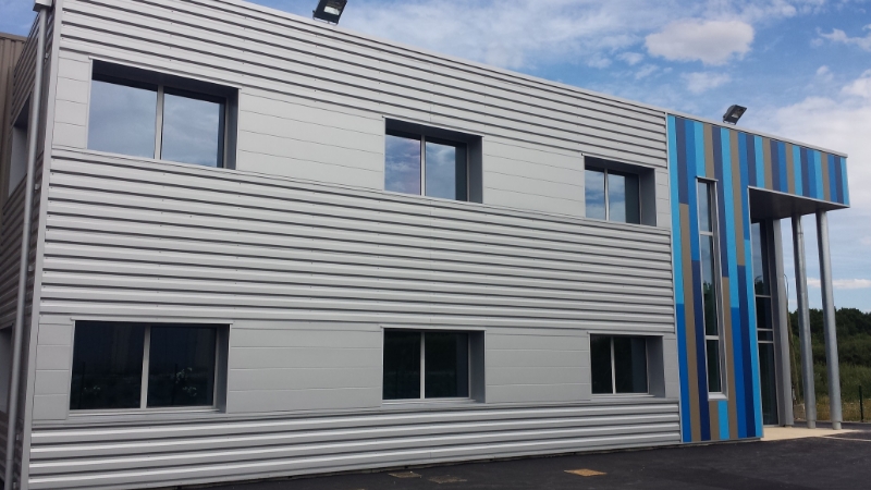 Cr Bat Construction Batiment Cesson Sevigne Construction Dun Batiment De Bureaux Et Stockage